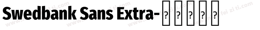 Swedbank Sans Extra字体转换